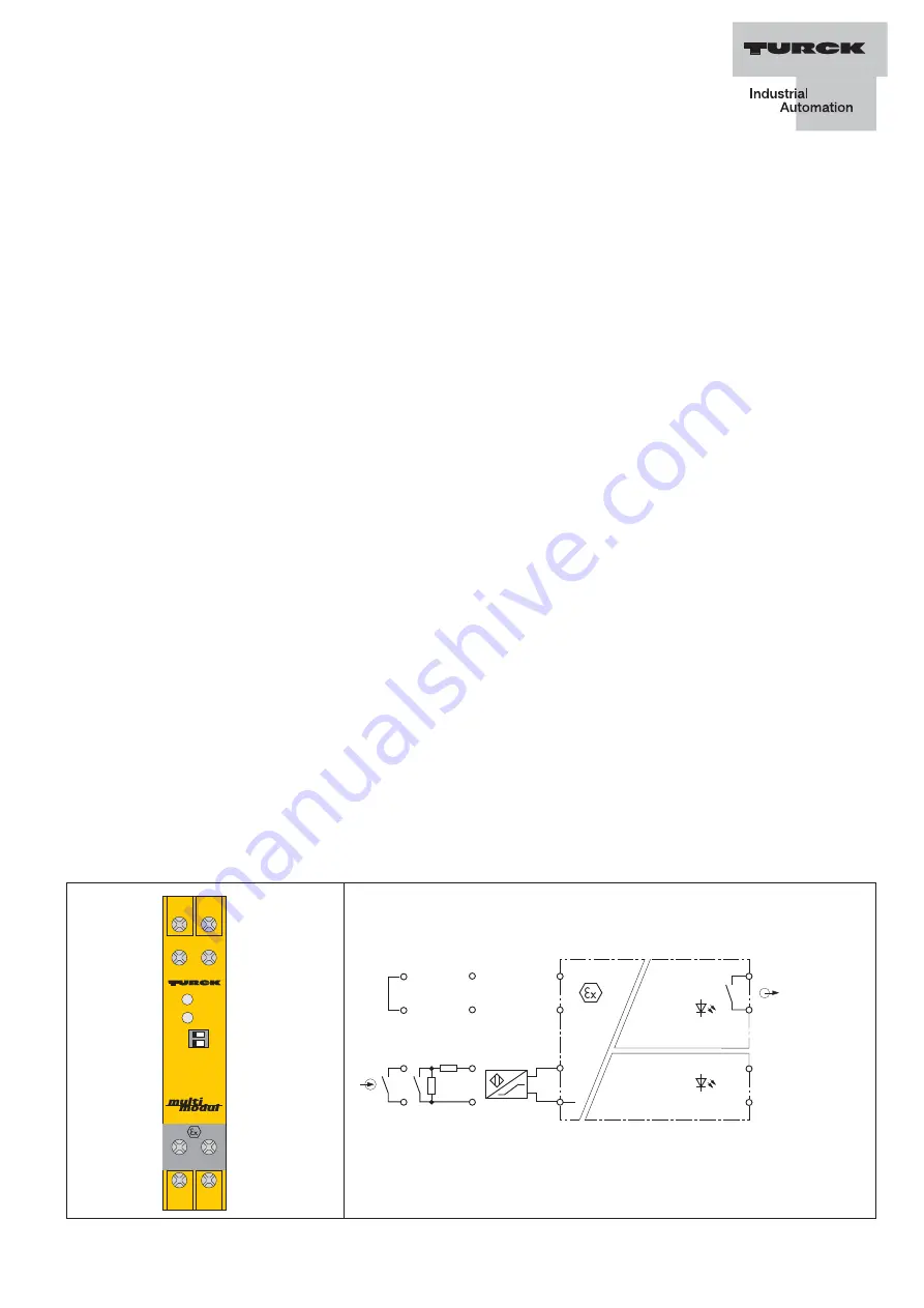 turck MK13-R-Ex0 Скачать руководство пользователя страница 1