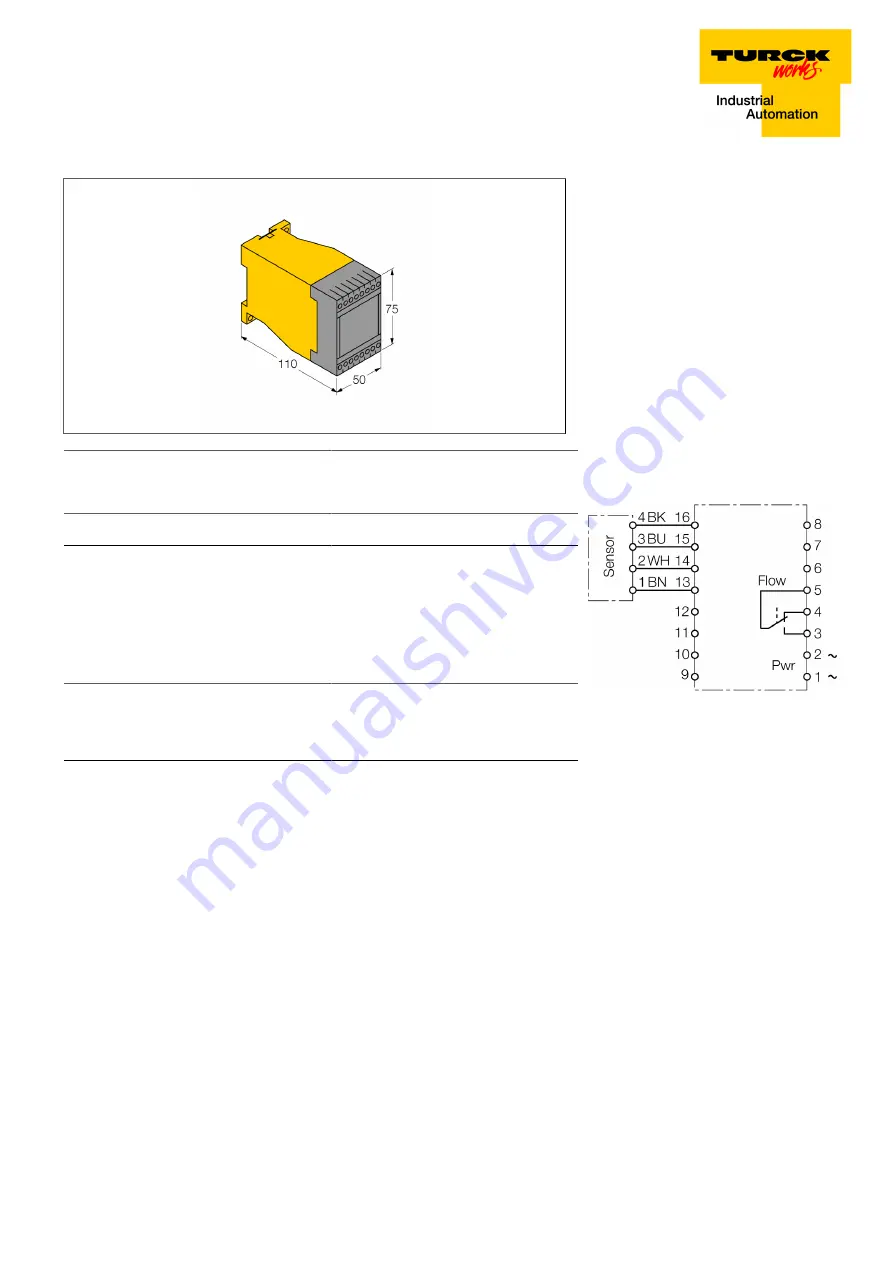 turck MS96-11EX0-R/115VAC Manual Download Page 1