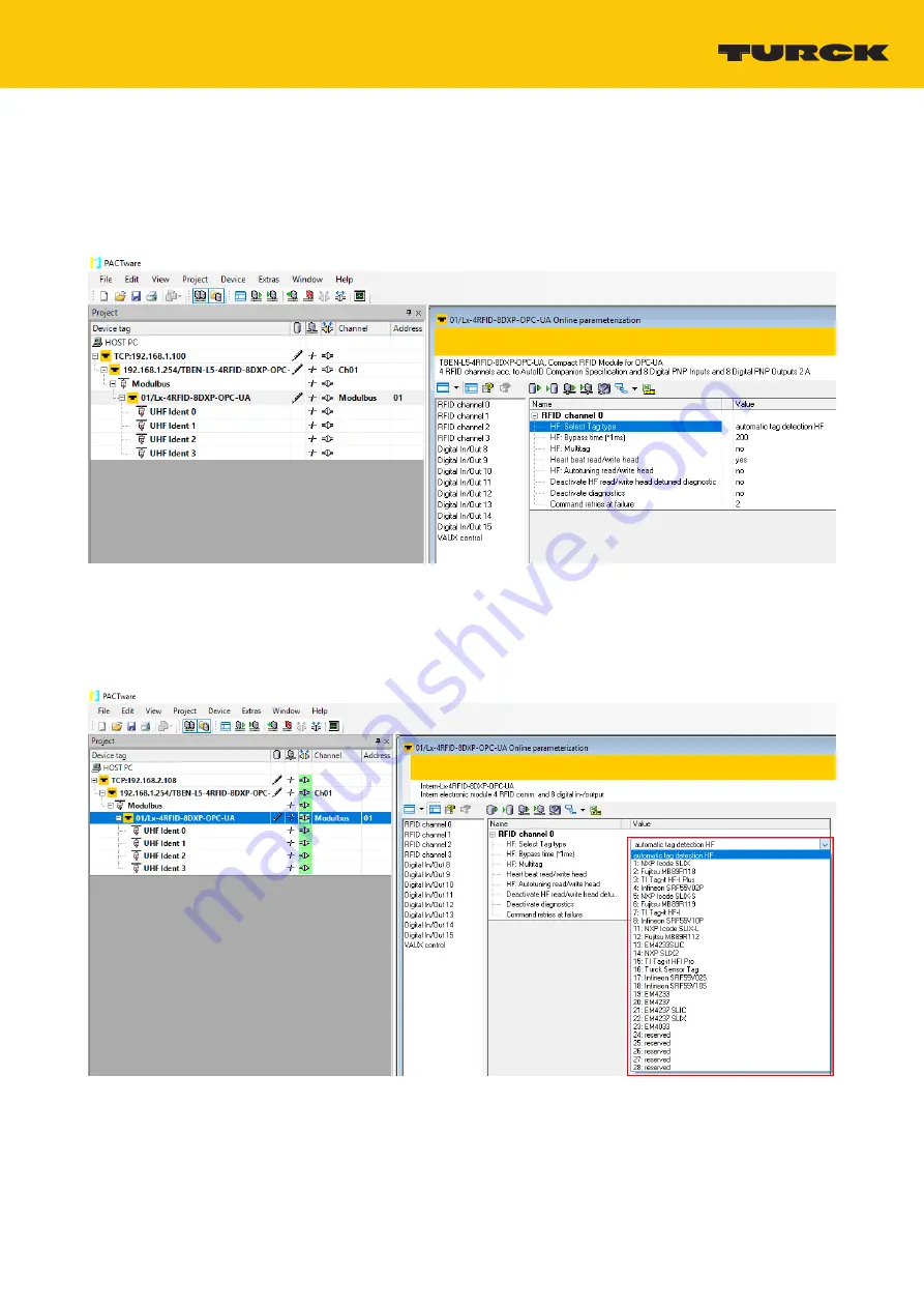 turck TBEN-L5-4RFID-8DXPOPC-UA Скачать руководство пользователя страница 75