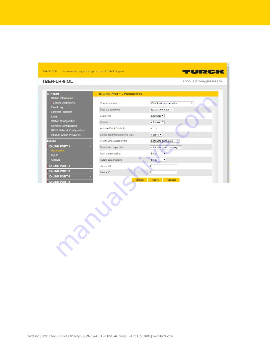 turck TBEN-LH-8IOL Configuration Manual Download Page 30