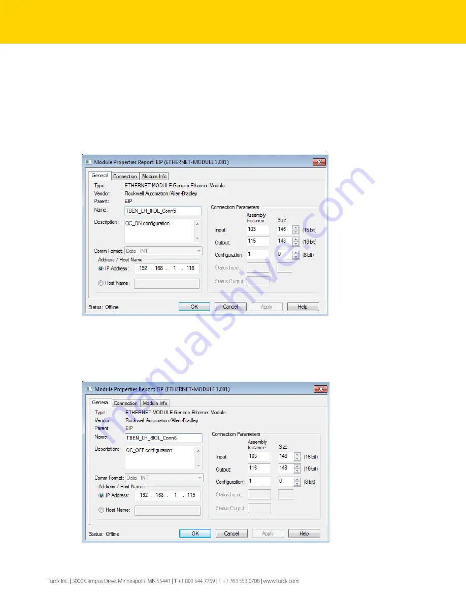 turck TBEN-LH-8IOL Configuration Manual Download Page 40