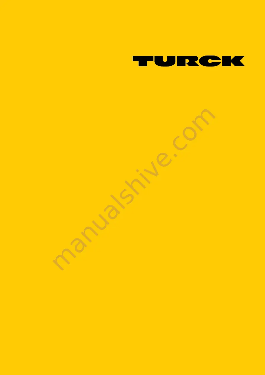 turck TBIP-L-FDIO1-2IOL Series Safety Manual Download Page 1