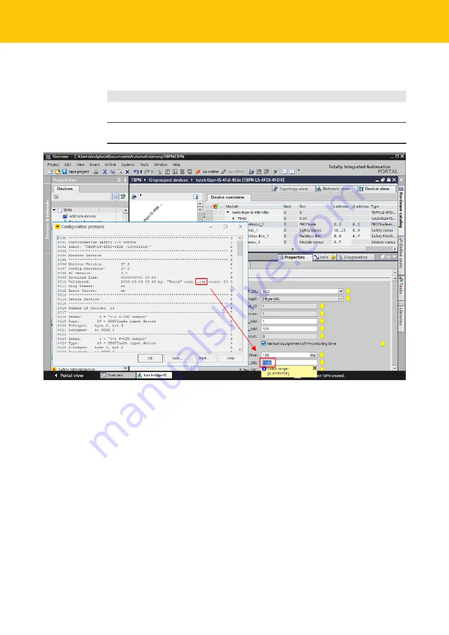 turck TBPN-L5-4FDI-4FDX Instructions For Use Manual Download Page 60