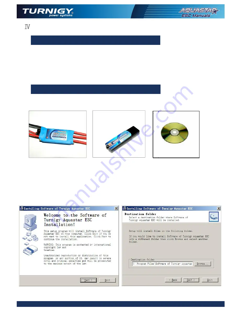 Turnigy Aquastar ESC 120A Manual Download Page 5