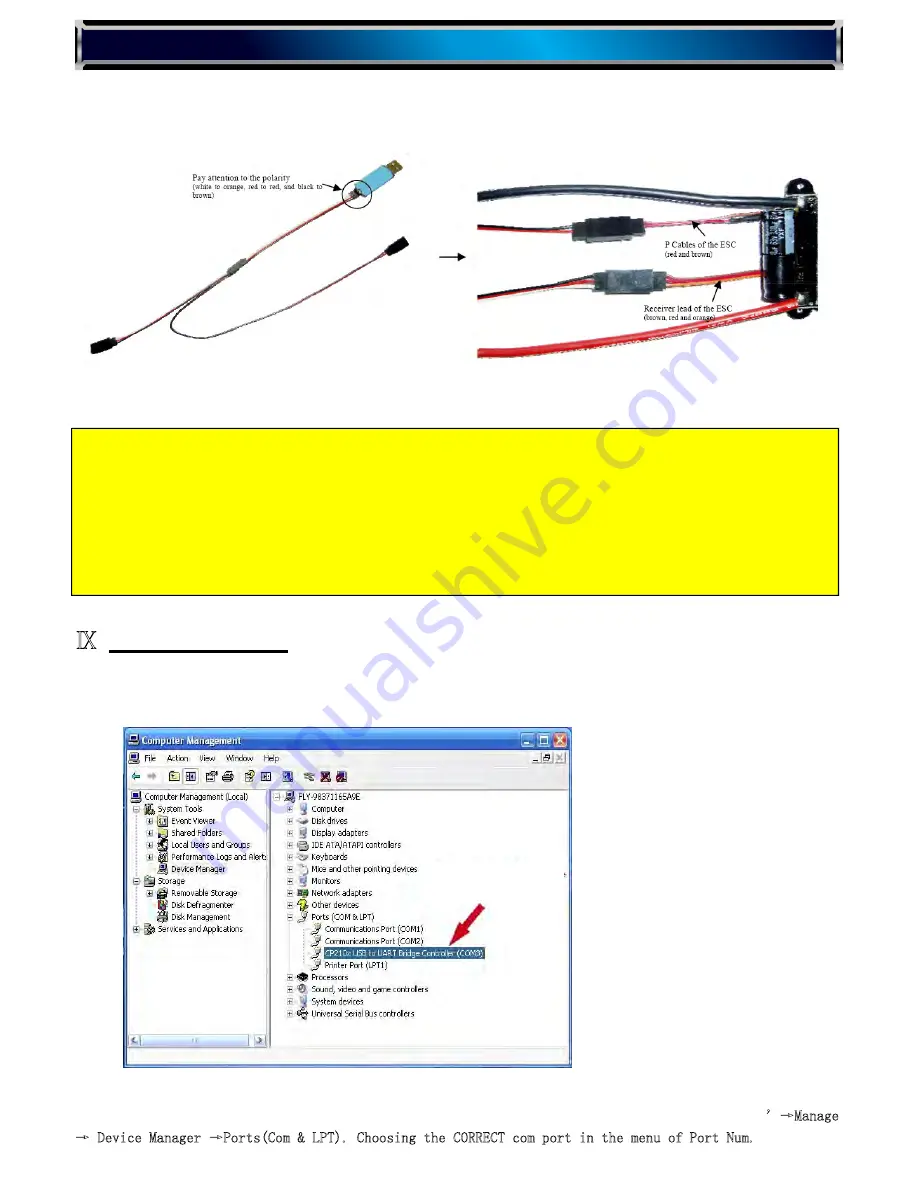 Turnigy Super Brain ESC-100A Instructions Manual Download Page 6