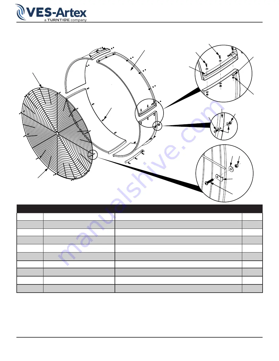 TURNTIDE VES-Artex AFRV72 Installation Manual Download Page 22