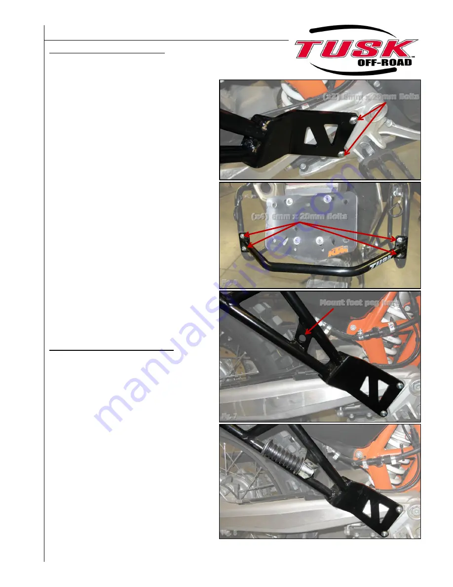 Tusk KTM 690 Installation Instructions And Information Manual Download Page 2