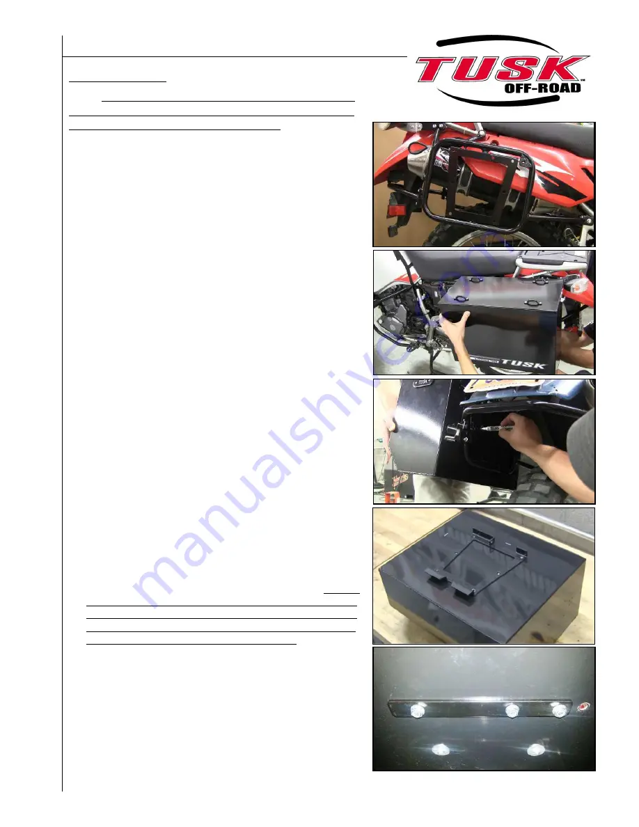 Tusk KTM 690 Installation Instructions And Information Manual Download Page 3