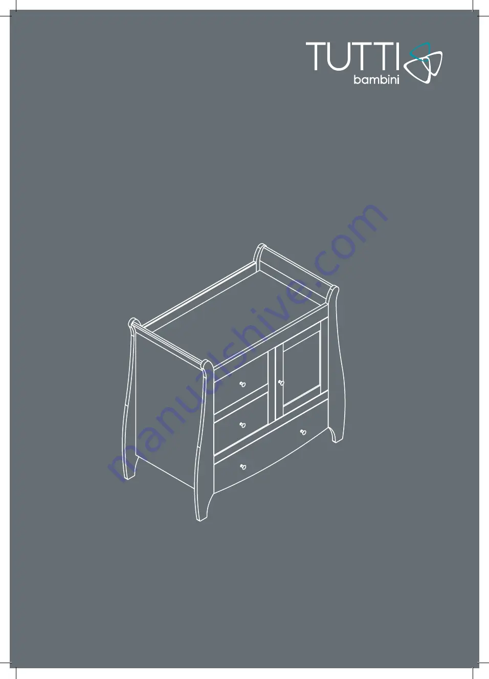 Tutti Bambini Lucas Chest 211439 Assembly Instructions Manual Download Page 1