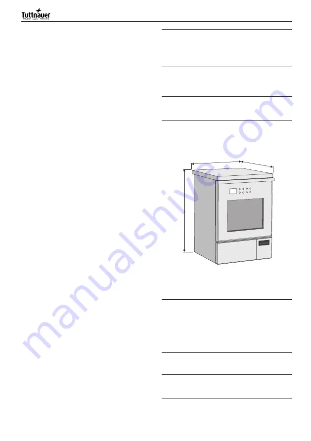 Tuttnauer TIVA8-L Instructions For Use Manual Download Page 4