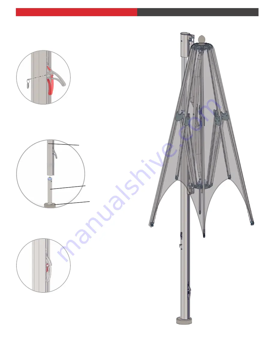 Tuuci MAX Single Cantilever Assembly & Operating Instructions Download Page 1