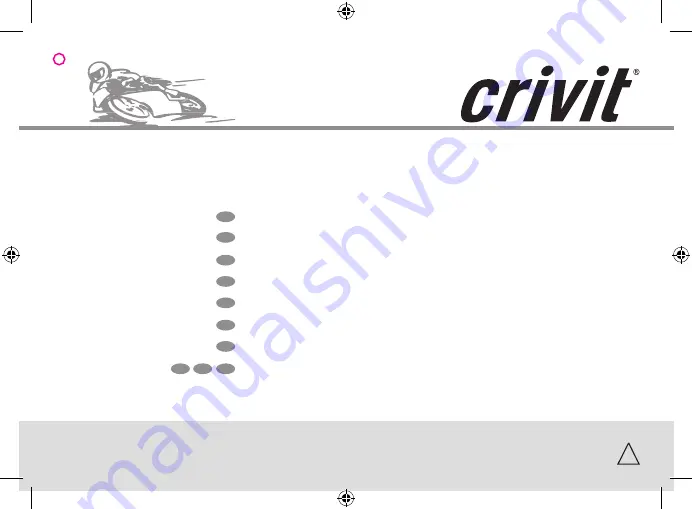 TUV Rheinland crivit SP-803Y Скачать руководство пользователя страница 1