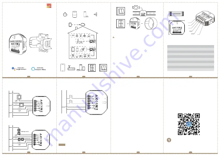 TUYA MS-104BZ Instruction Manual Download Page 1