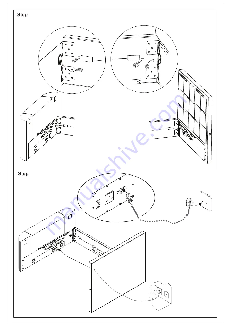 TV Bedstore ESTON OTTOMAN TV BED Скачать руководство пользователя страница 7