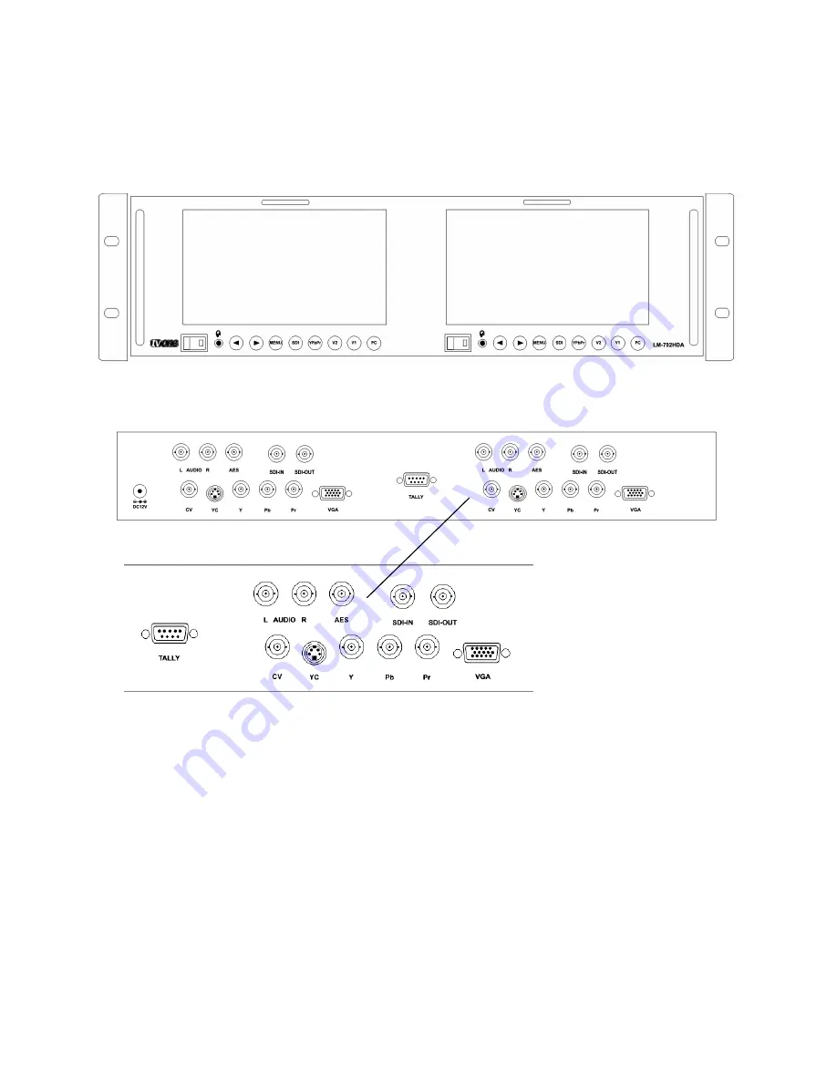 TV One LM-702HDA Instruction Manual Download Page 8