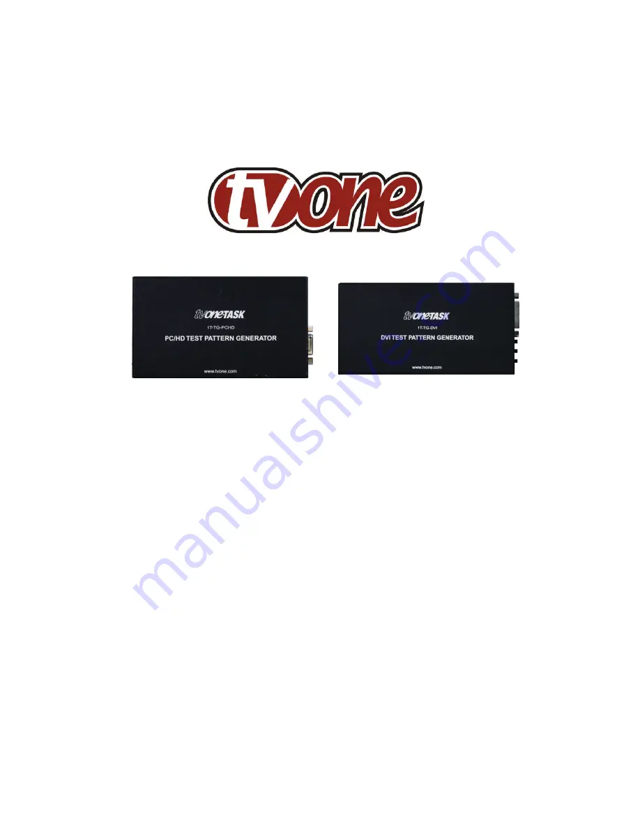 Tvone 1T-TG-DVI Скачать руководство пользователя страница 1