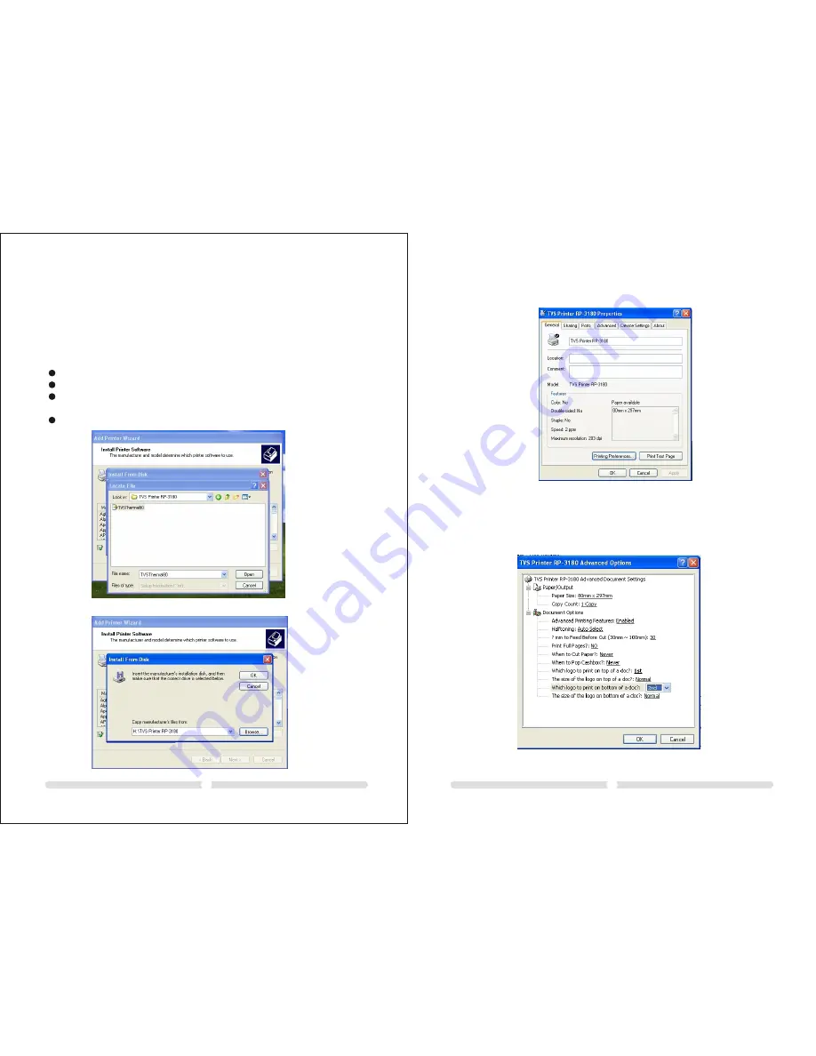 TVS electronics MINI THERMAL RP-3180 User Manual Download Page 19