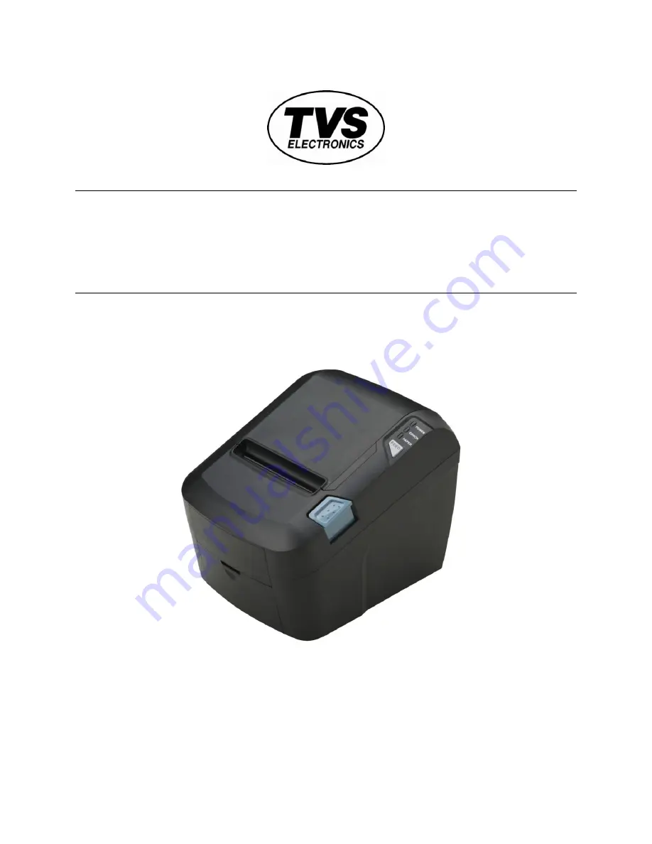 TVS electronics RP 3200 STAR User Manual Download Page 1