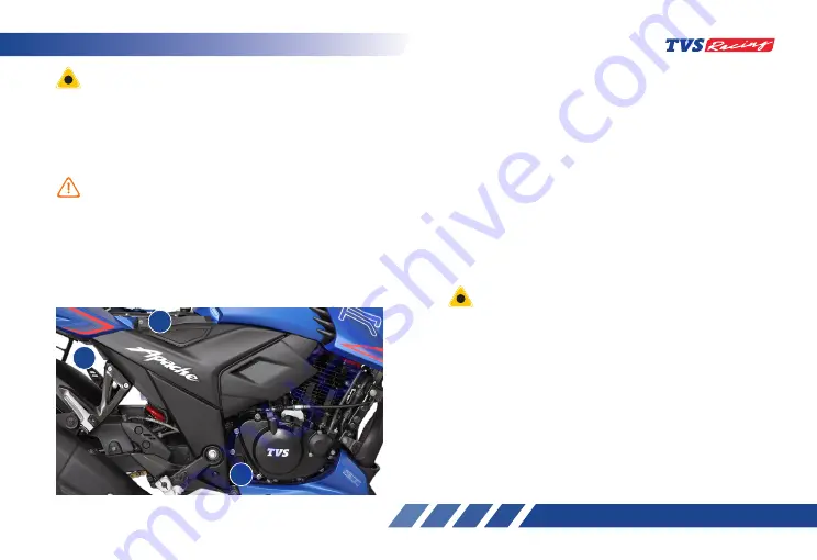 TVS Apache RTR 200 4V Owner'S Manual Download Page 68