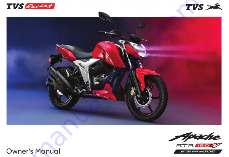 TVS Atache RTR160 4V Owner'S Manual Download Page 1