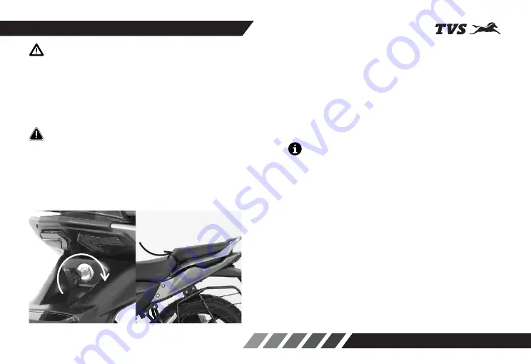 TVS Stryker 3V 2021 Manual Download Page 32