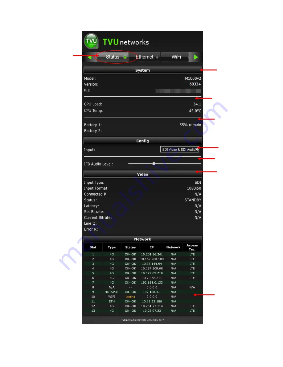 TVU networks One TM1000 v2 Скачать руководство пользователя страница 23