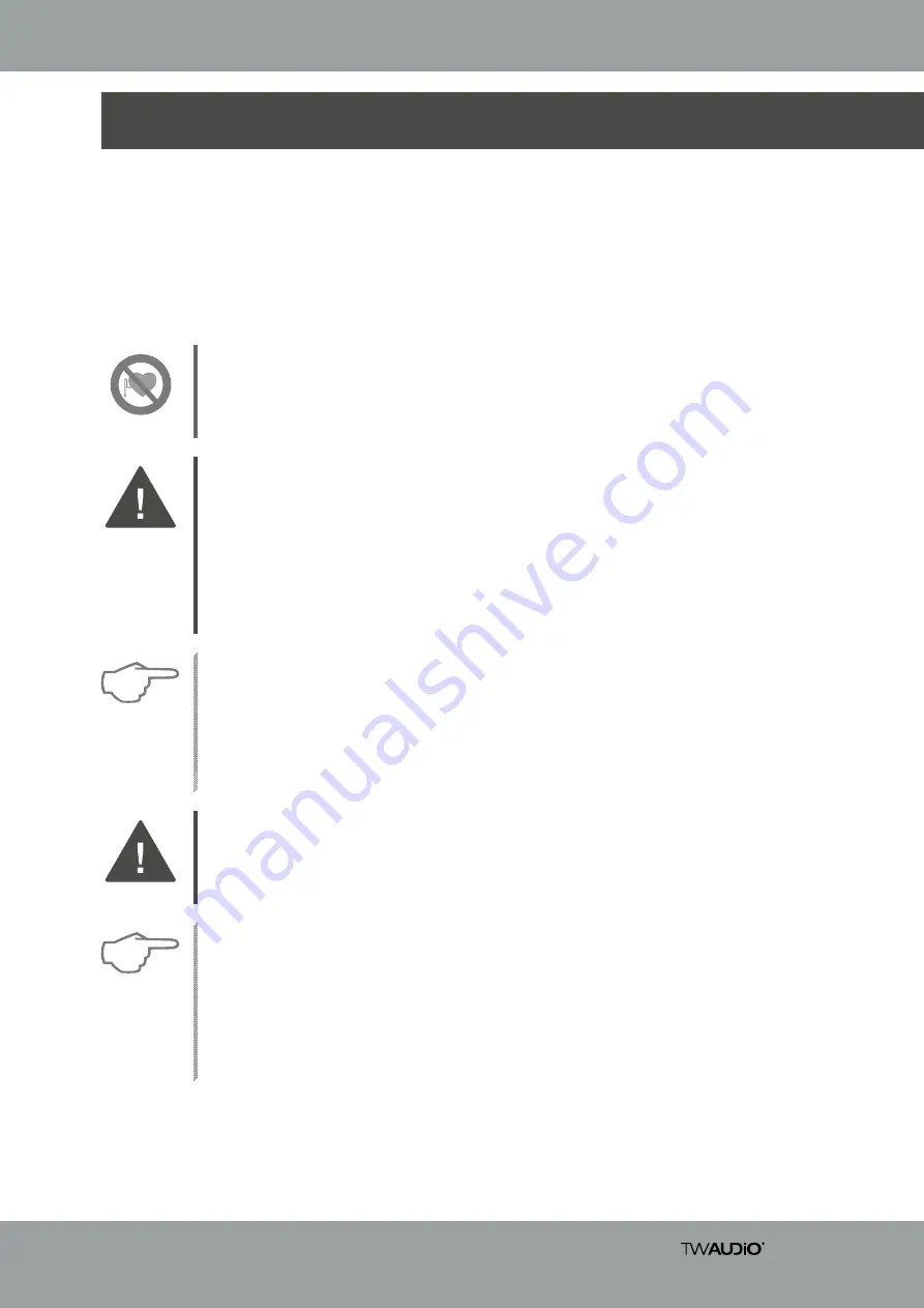 TW Audio T24N Operation Manual Download Page 5