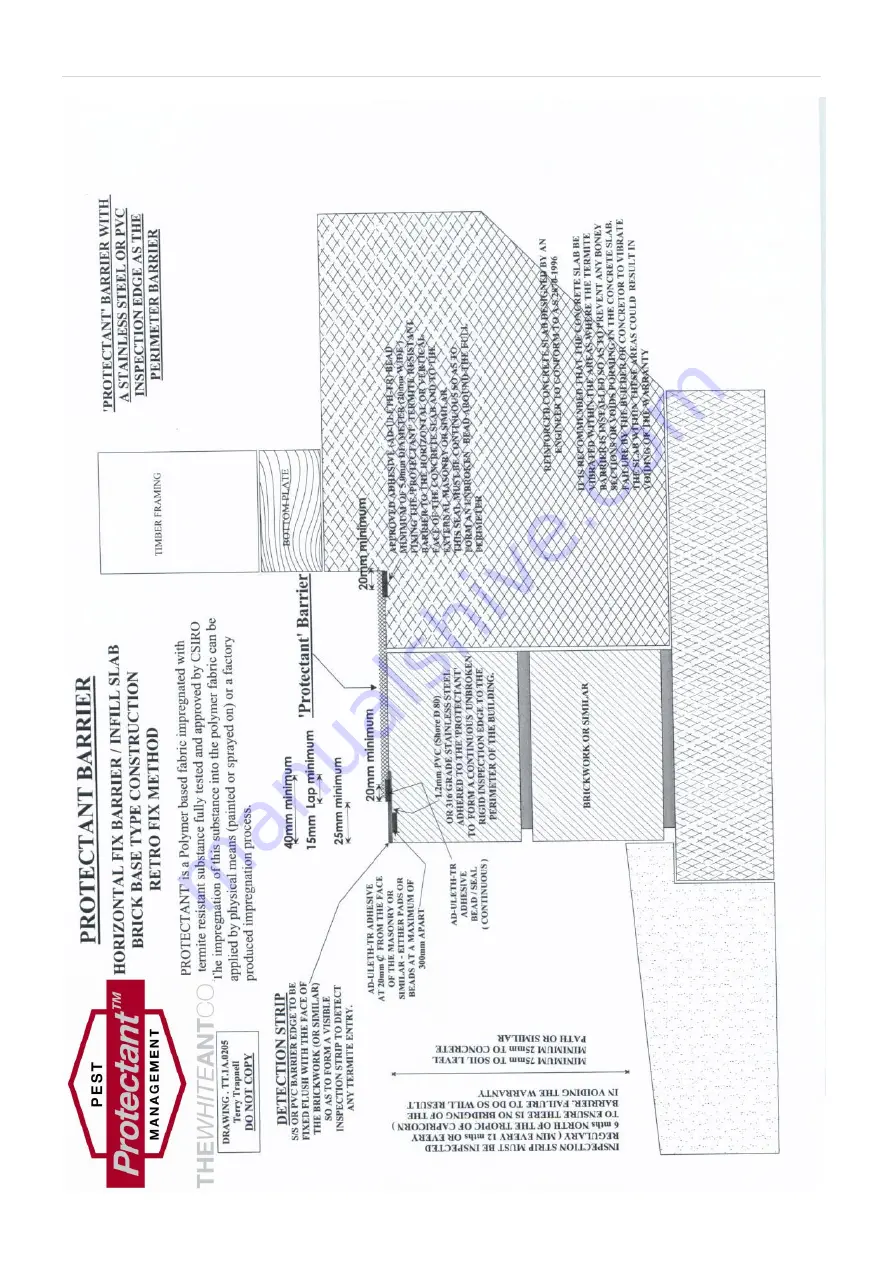 TWAC Protectant Installation Manual Download Page 53