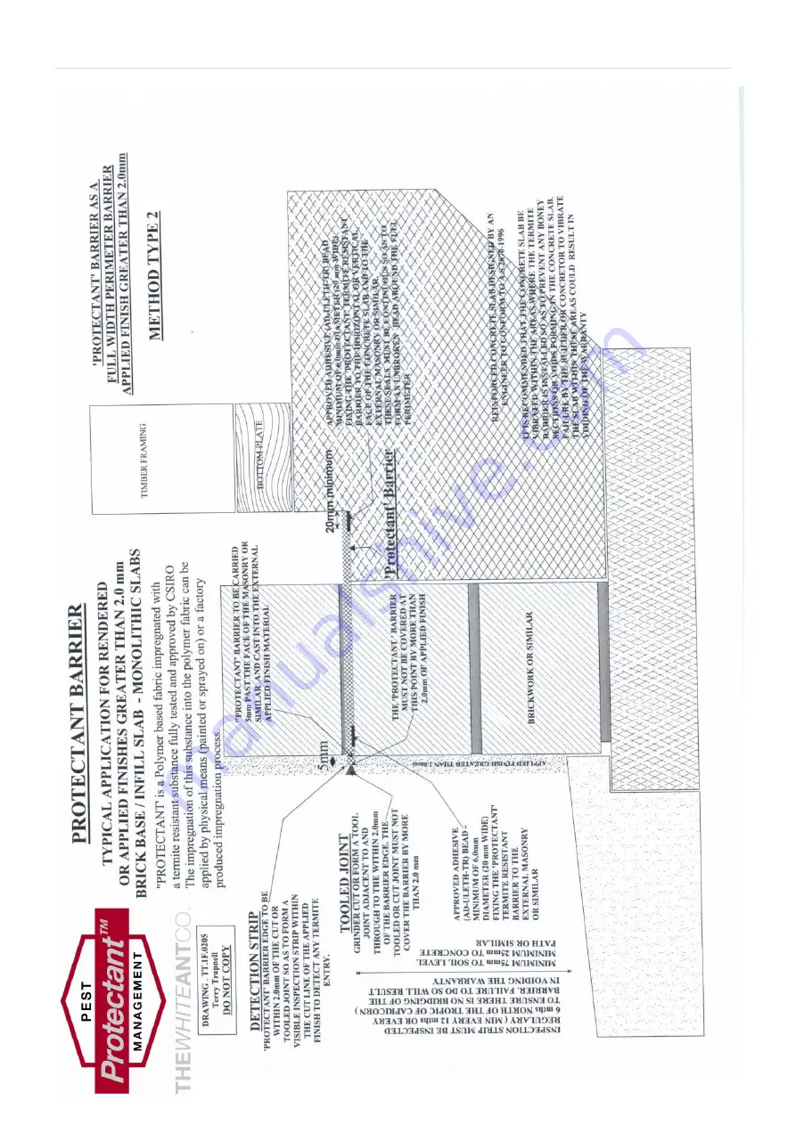 TWAC Protectant Installation Manual Download Page 58