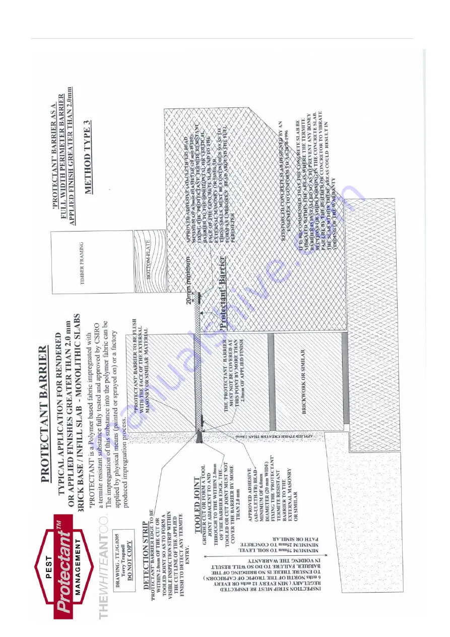 TWAC Protectant Installation Manual Download Page 59