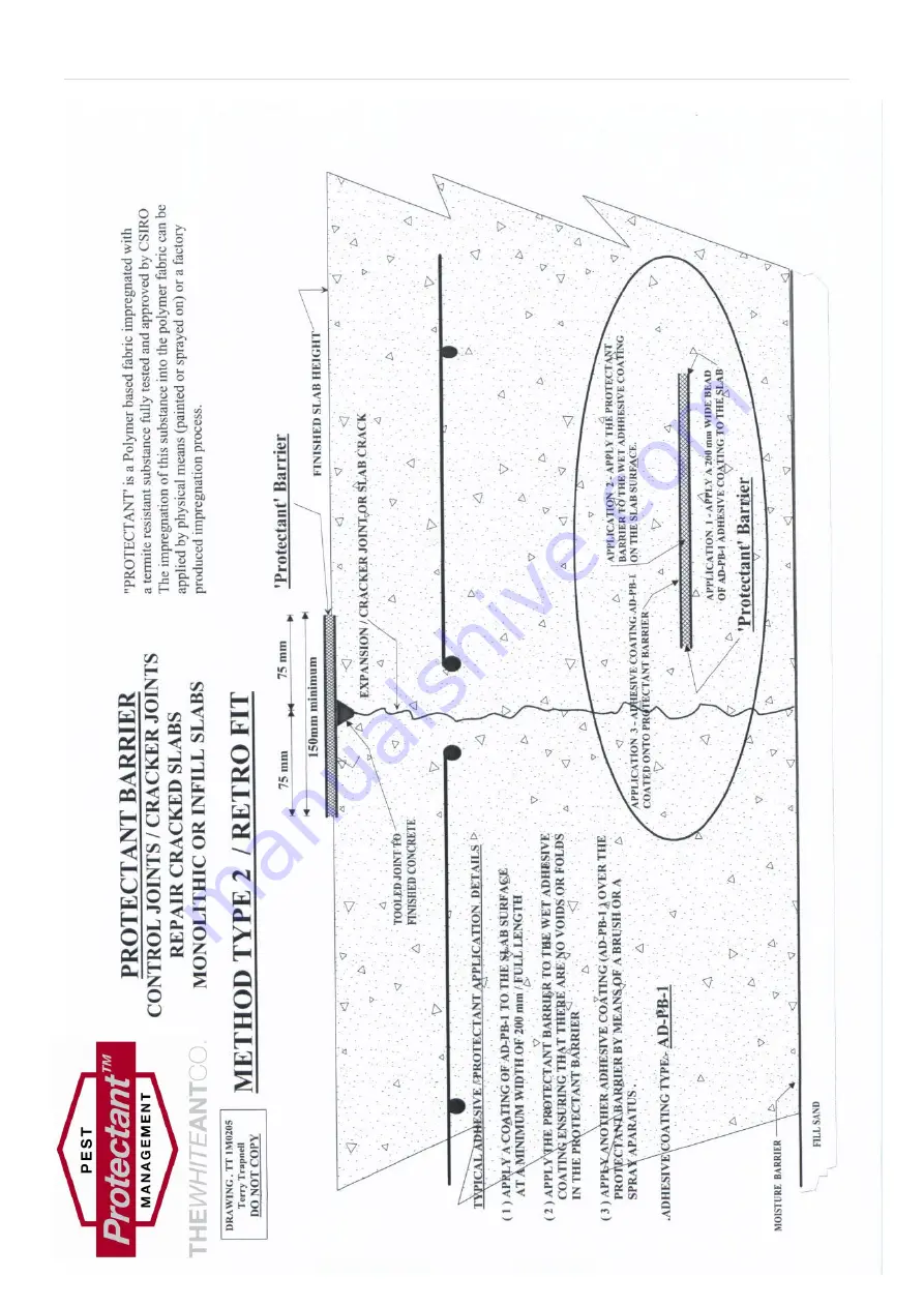 TWAC Protectant Installation Manual Download Page 64