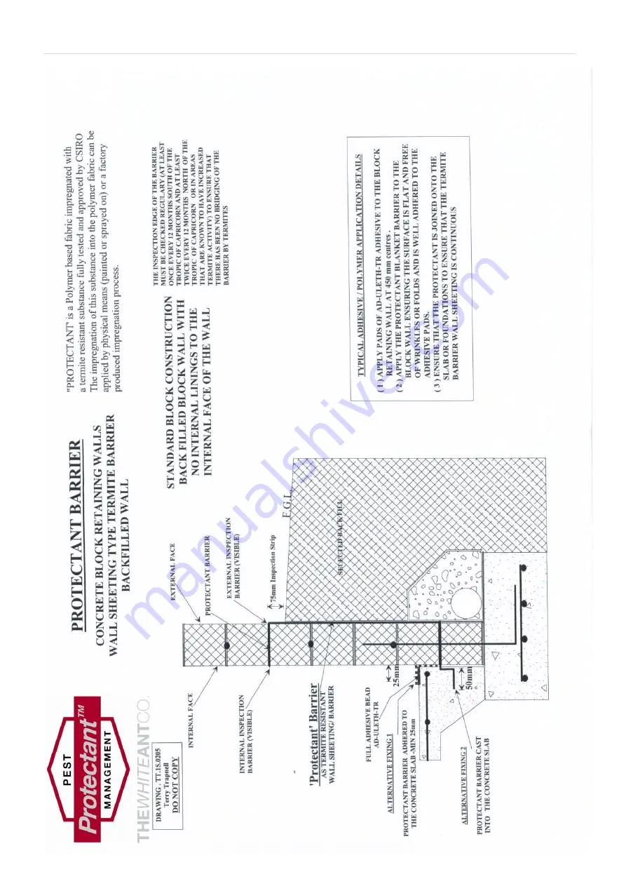 TWAC Protectant Installation Manual Download Page 71