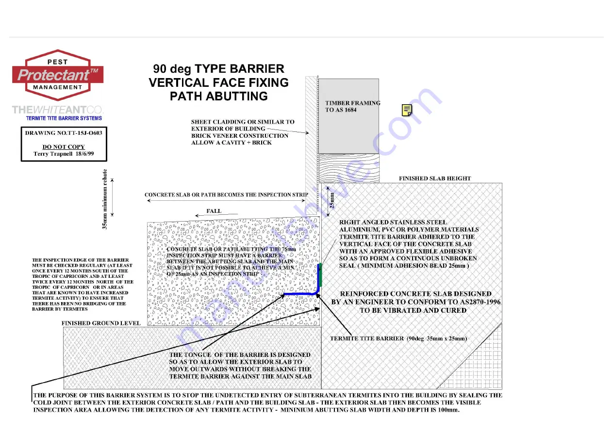 TWAC Protectant Installation Manual Download Page 89