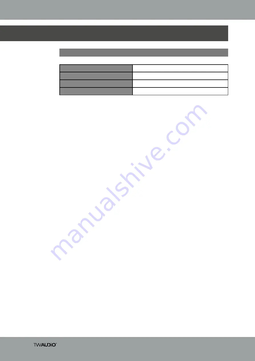 twaudio QBM10 Assembly Instruction Manual Download Page 8