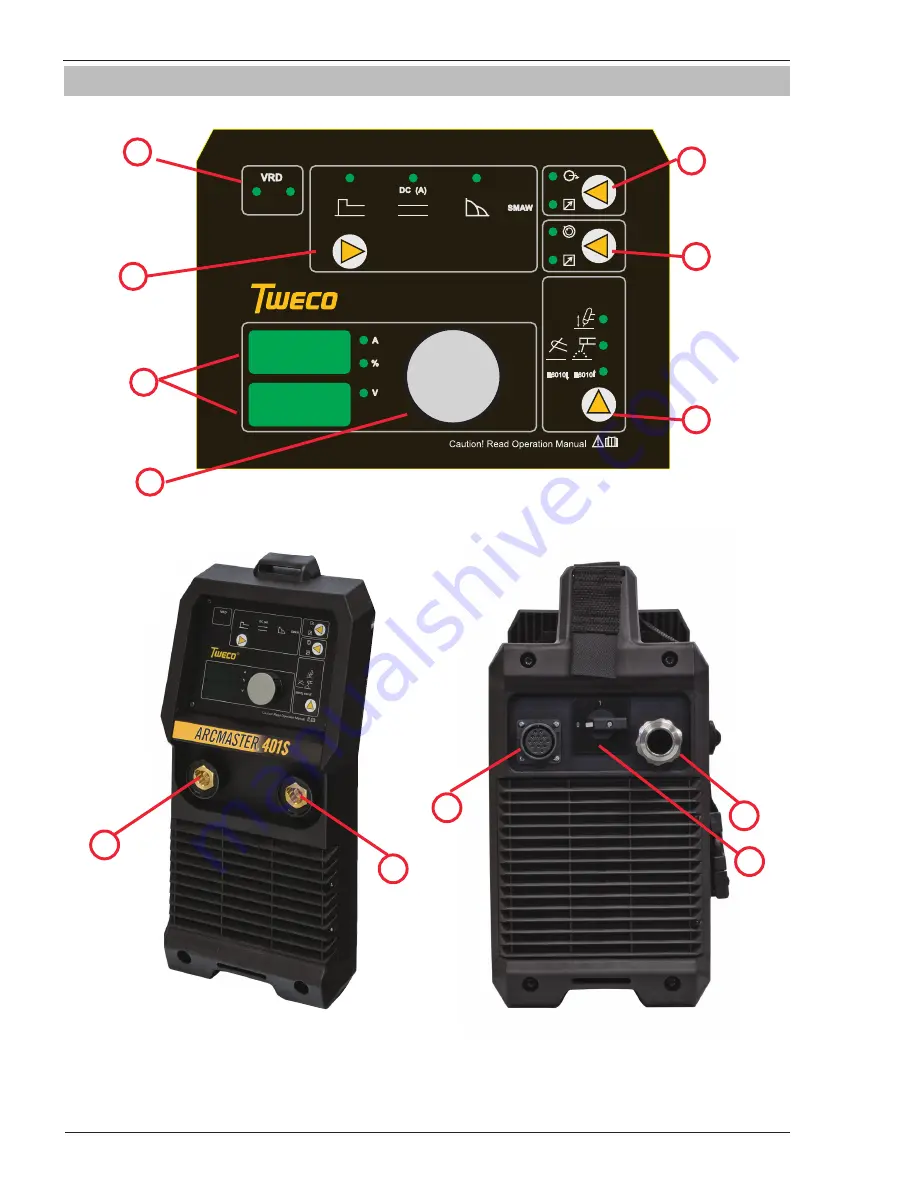 Tweco ARCMASTER 401S Operating Manual Download Page 26