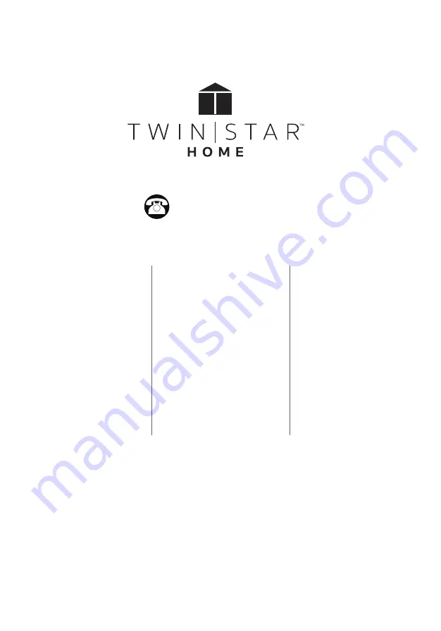 Twin Star Home ODP19029-48VB03 Important Instructions Manual Download Page 19