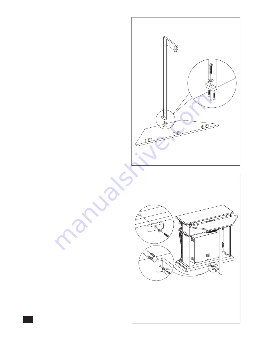 Twin-Star International 23DE1447 Wall Mantel Assembly Instructions Manual Download Page 6