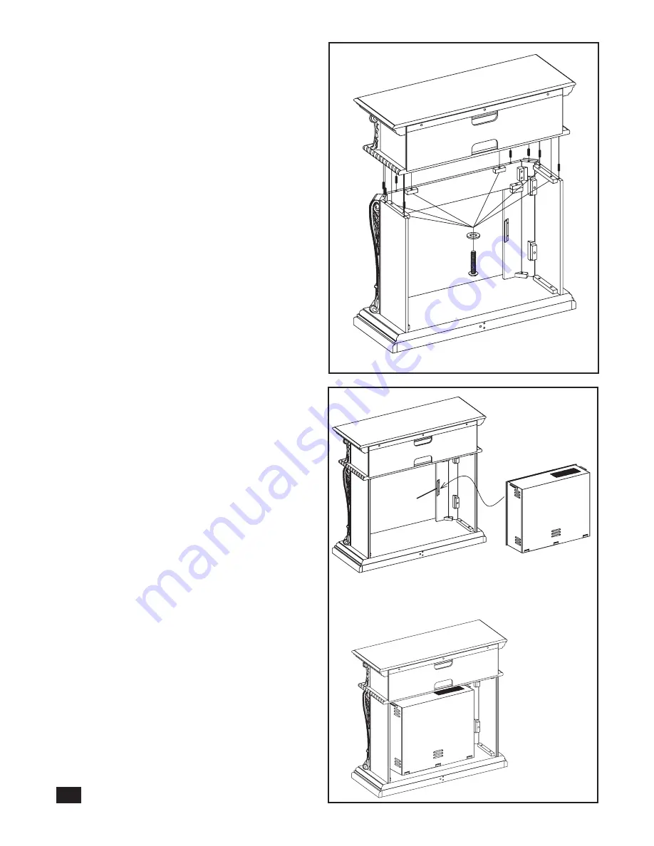 Twin-Star International 23DE1447 Wall Mantel Скачать руководство пользователя страница 10