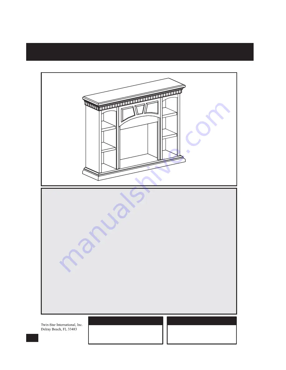 Twin-Star International 23WM137 Assembly Instructions Manual Download Page 6