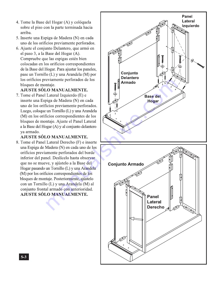 Twin-Star International 28WM671 Assembly Instructions Manual Download Page 8