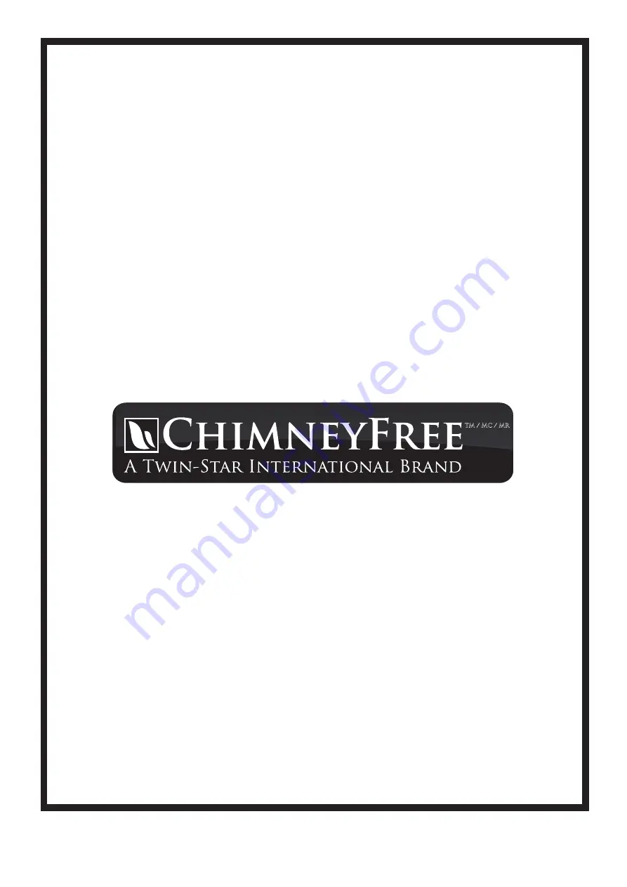 Twin-Star International ChimneyFree Pioneer 18WM10400 Скачать руководство пользователя страница 8