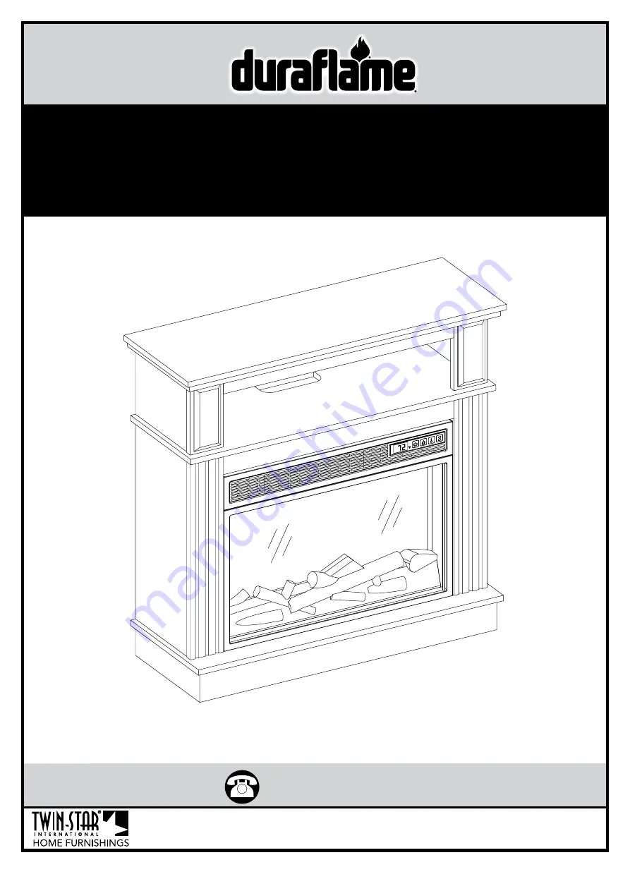 Twin-Star International Duraflame 22II026FGL Скачать руководство пользователя страница 1