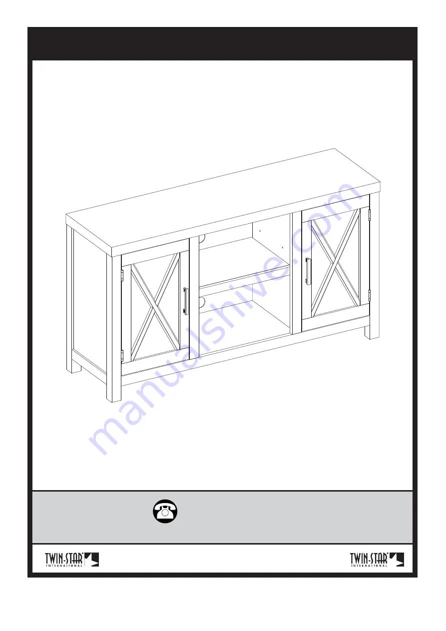 Twin-Star International TC53-6076 Assembly Instructions Manual Download Page 1