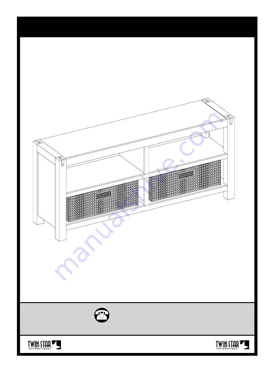 Twin-Star International TC60-6285 Assembly Instructions Manual Download Page 1