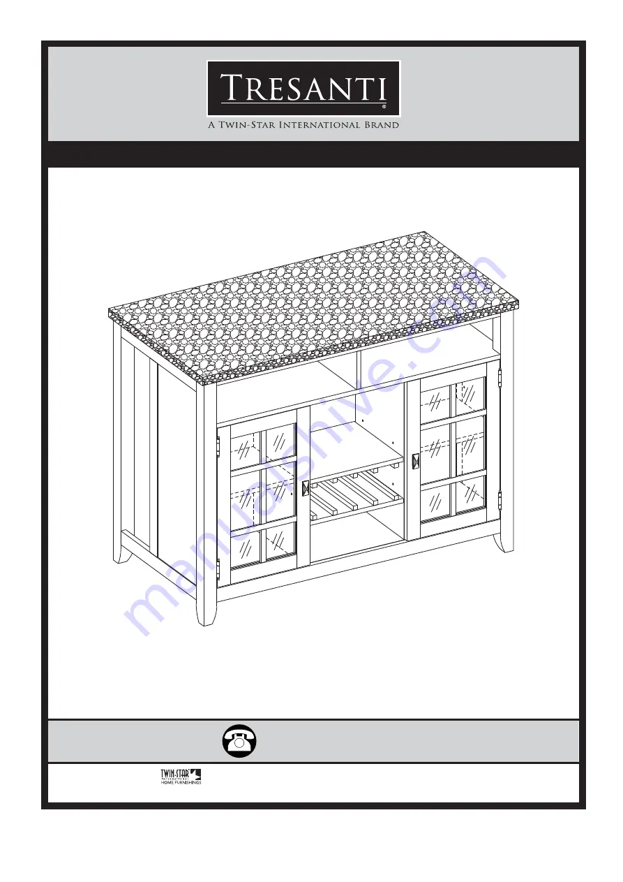 Twin-Star International Tresanti KI10289-48 Assembly Instructions Manual Download Page 1