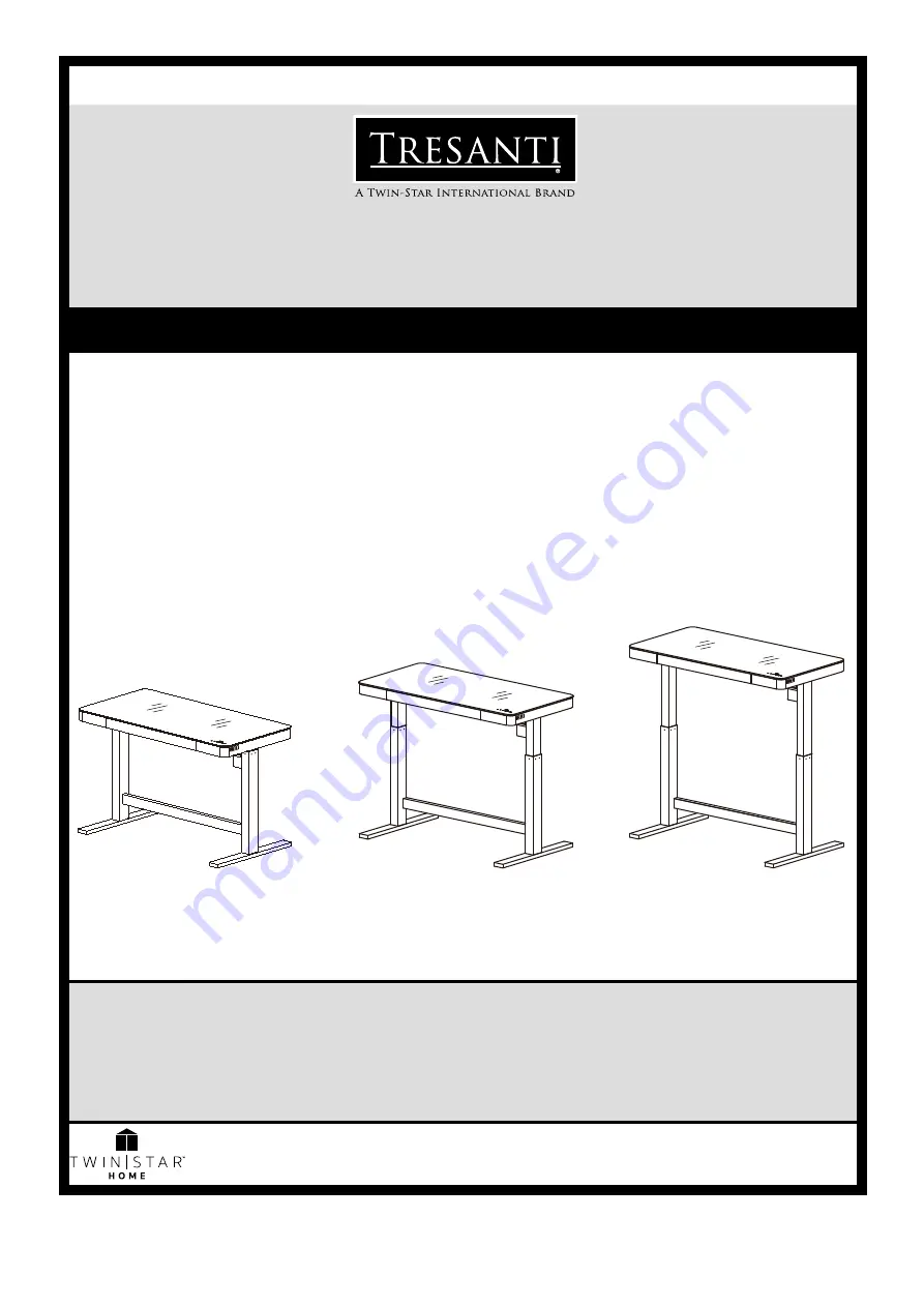 Twin-Star International TRESANTI ODP10444-48D913 Manual Download Page 1