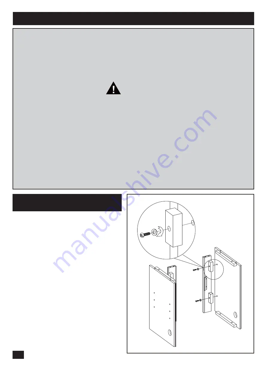 Twin-Star International WOOD FIREPLACE MANTEL 23MM1424 Instruction Manual Enclosed Download Page 3