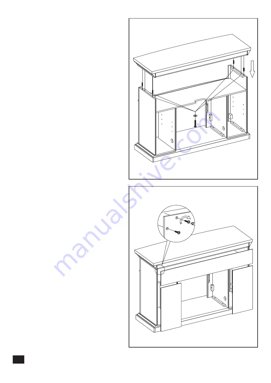 Twin-Star International WOOD FIREPLACE MANTEL 23MM1424 Instruction Manual Enclosed Download Page 13