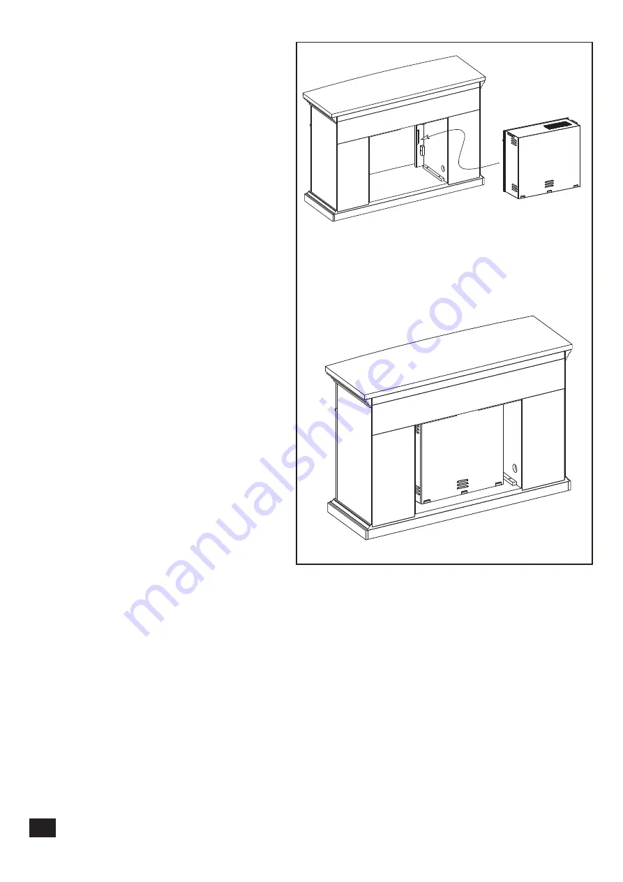 Twin-Star International WOOD FIREPLACE MANTEL 23MM1424 Скачать руководство пользователя страница 15