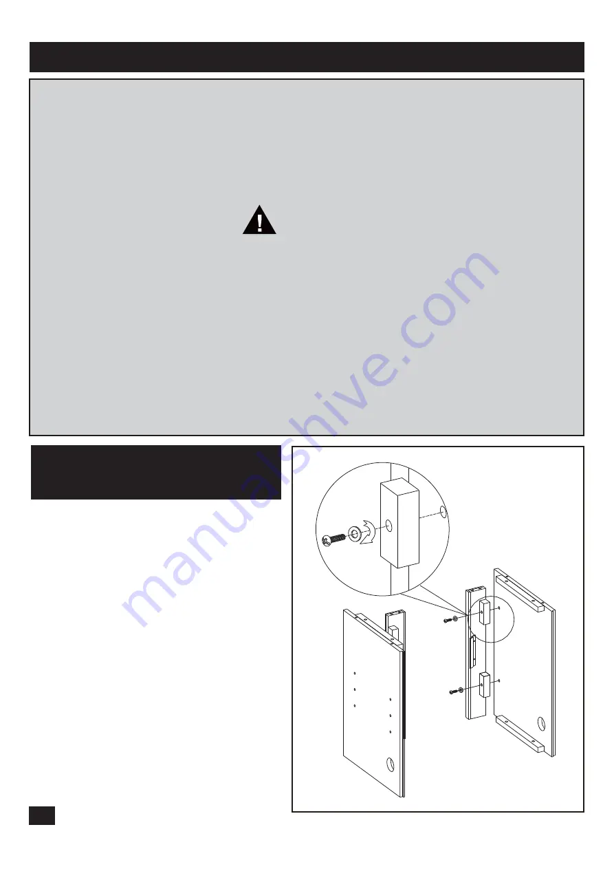 Twin-Star International WOOD FIREPLACE MANTEL 23MM1424 Скачать руководство пользователя страница 17